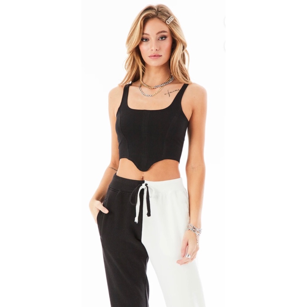 LF Black Corset Top - Picture 4 of 8